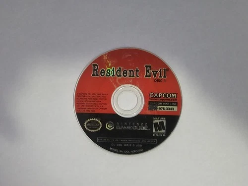 Resident Evil Disc 1, Nintendo GameCube, 2002, Disc Only, Tested Works