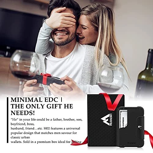 Wallet for Men RFID Blocking Aluminum Metal Money Cards Holder Men's Wallet - Image 3 of 4