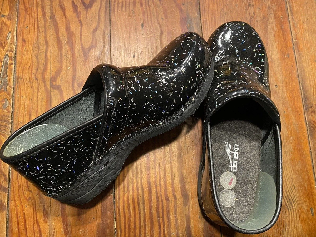 DANSKO RAINBOW FLECKS WOMENS CLOGS SIZE EU 38 US 7.5 PAT. NO