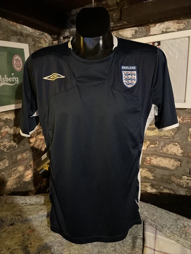 ENGLAND RETRO UMBRO TRAINING FOOTBALL SHIRT MEDIUM M
