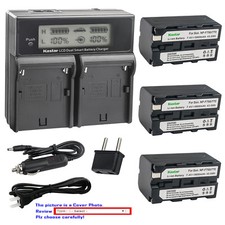 Kastar Battery LCD Fast Charger for Sony NP-F750 CCD-TRV72 CCD-TRV720 CCD-TRV75