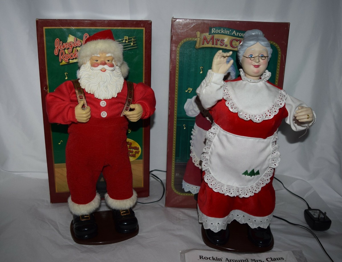 ROCK SANTA COLLECTABLES ROCKIN' AROUND MRS. CLAUS & ROCKS