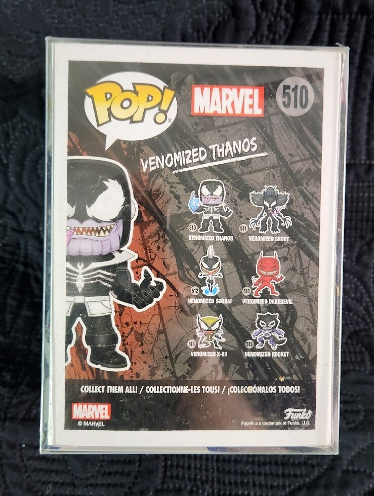 Venomized Thanos Autographed Isaac Singleton Funko Pop (#510
