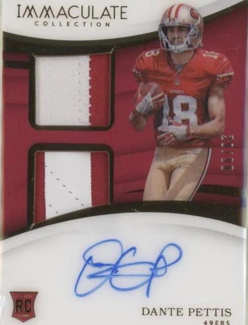 2018 Panini Immaculate Collection Dante Pettis #IS-DP - 1 de 2