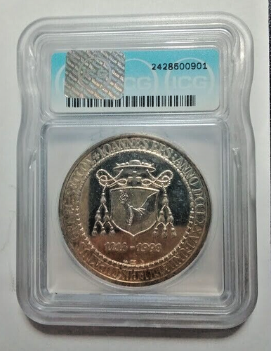 Toned 1993 AUSTRIA Token - St. Rupertus and St. Virgilius - ICG PR62 - Picture 2 of 2