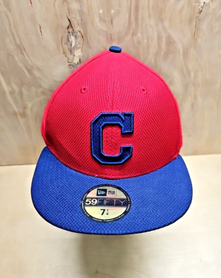 Cleveland Indians New Era 59FIFTY Fitted Baseball Hat Cap HARD TO