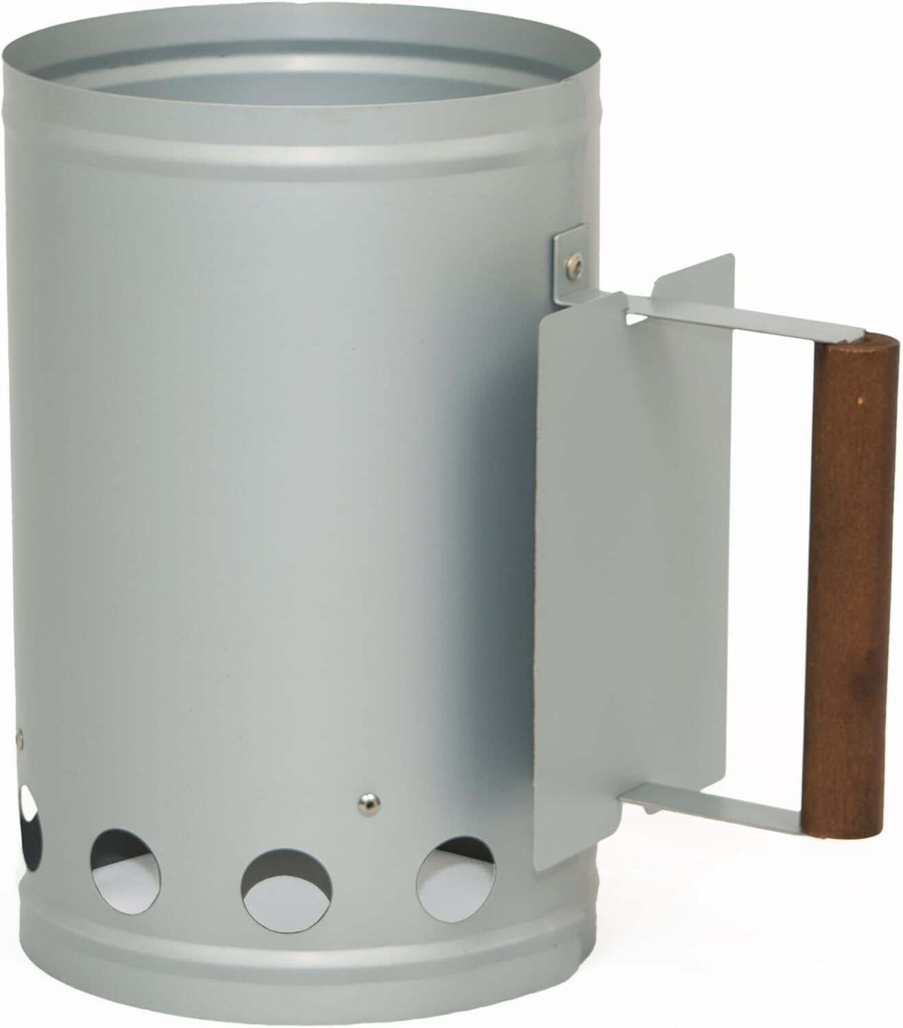 BBQ Quick Starter Extra Large Silver Barbecue Grill Charcoal Burner Food Lighter