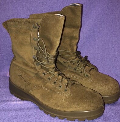 Used Men’s Belleville C775ST 8” Coyote 600g Insulated Waterproof Boot Size 13.5R Brown Belleville Leather Boots for Men for Sale | Shop New  main image 2