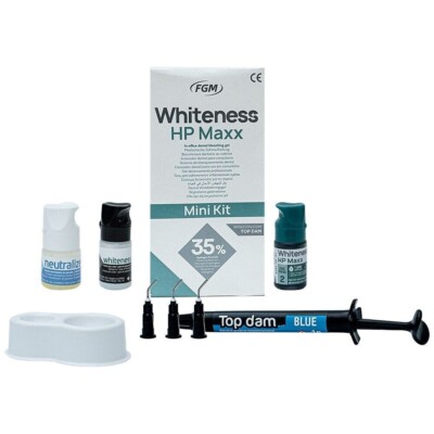 FGM Whiteness HP Maxx One Patient Kit Tooth Whitening Cream Paste Dental