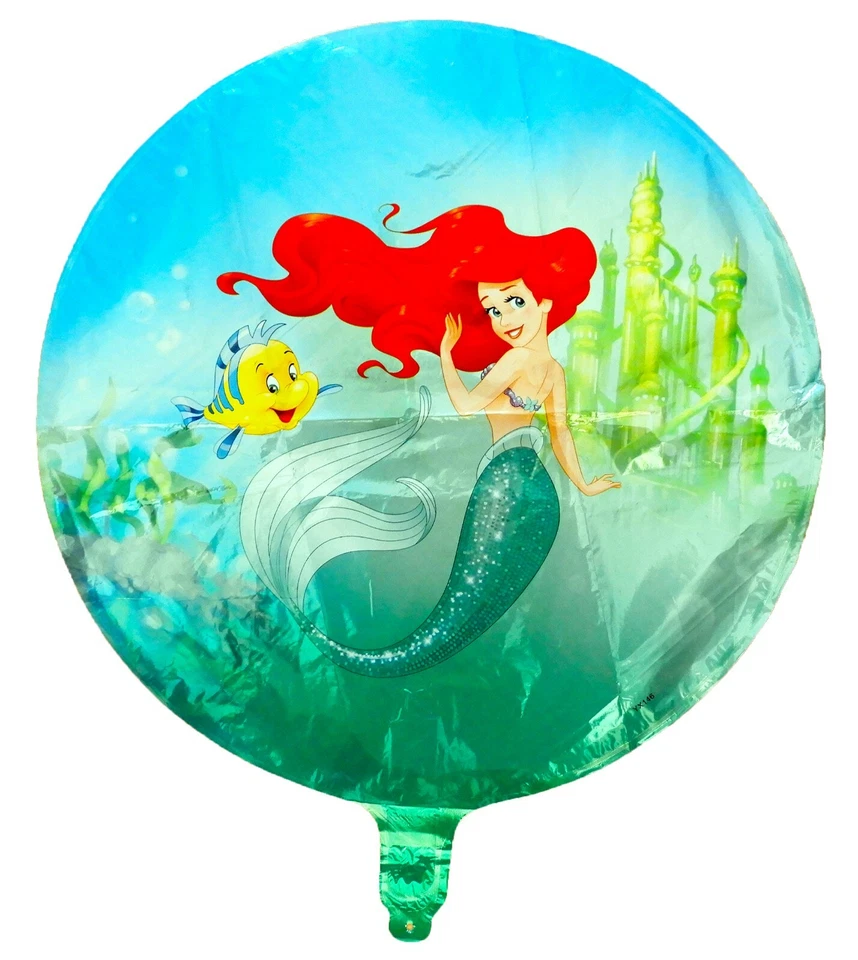 LITTLE MERMAID PRINCESS ARIEL PARTY BALLOON SUPPLIES DECORATION  - image 2 of 2