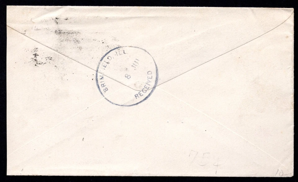 US 1895 PUBLICIDAD INSTRUMENTO MÉDICO, QUIRÚRGICO Y ÓPTICO SAN LUIS, MO. DUPLEX Foto 2 de 2