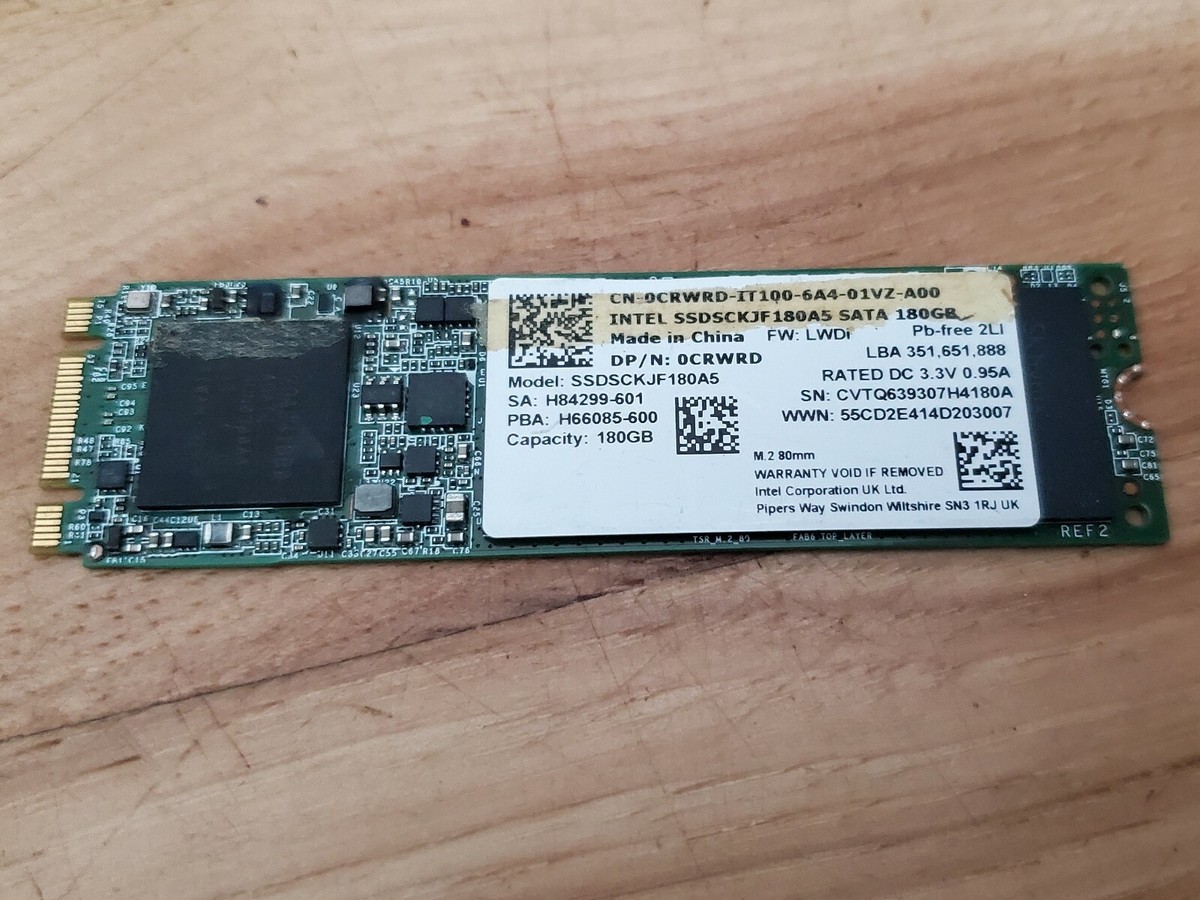 Intel SSDSCKJF180A5 180GB SSD Pro 2500 Series M.2 80mm SATA III