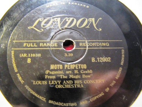 1946 Louis Levy Movie Conductor MAGIC BOW Paganini Philip Green Romance LONDON