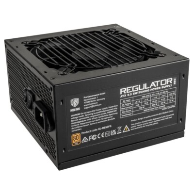 Kolink PSU Regulator 1200W ATX3.0 80 PLUS Gold PCIe 5.0 120mm FDB fan KL-R1200FG