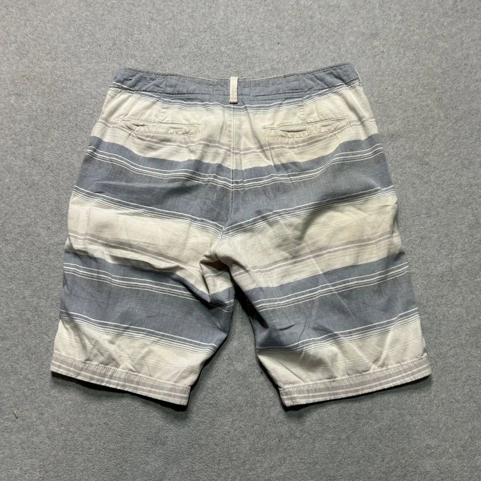 Pantalones Cortos Hollister Para Hombre 32 Azul Blanco Rayas Cali Longboard 10" Epic Flex Foto 2 de 4