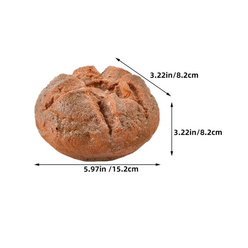 Sztuczny chleb Dekoracja Sztuczny chleb Model Chleb Foto Rekwizyt Dekoracyjny Chleb Rekwizyt - Zdjęcie 2 z 12