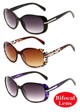 Womens Inner Bifocal Sunglasses Reading Sunglasses Tinted Lens UV400