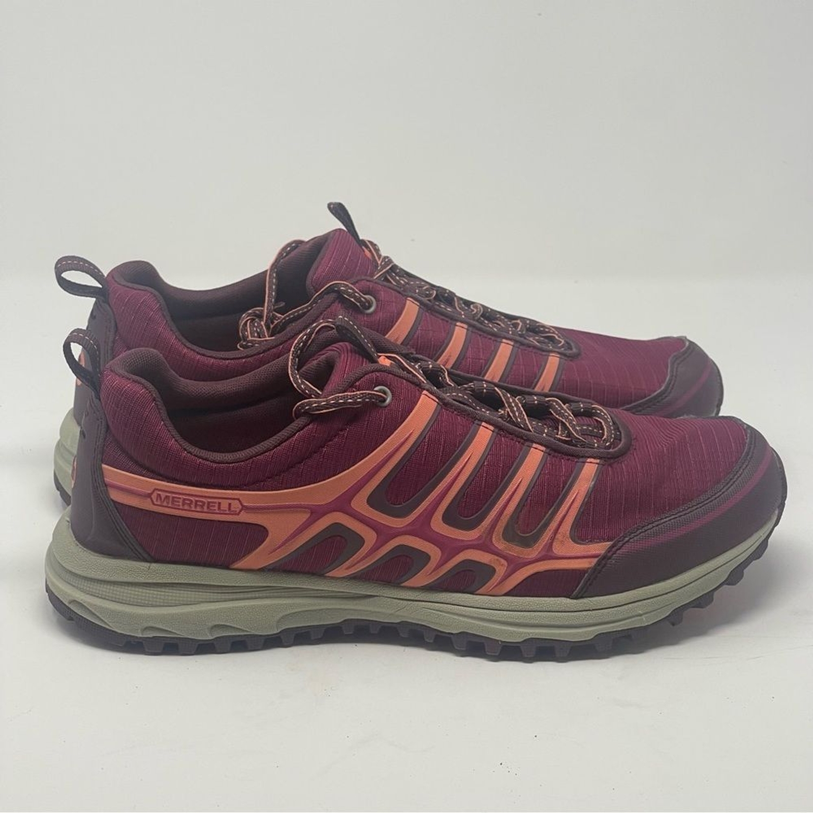 Scarpe Merrell Versatrail donna 11 bordeaux corallo escursionismo trail running sneakers