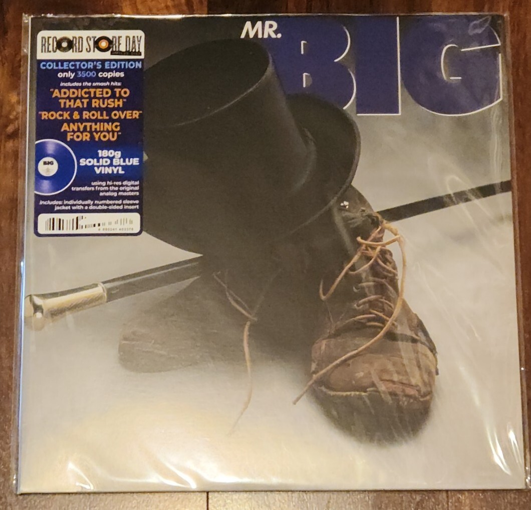 Mr. Big - Mr. Big  LP Blue Vinyl Album RSD Record Store Day 2023 LE 2252/3500