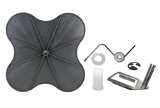 Lesco Spreader Repair Kit with Ultra Plus Impeller, 1 roll pin, 1 agitator, + se