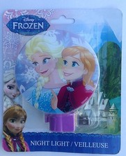Disney Frozen Anna  Elsa Sisters Plug In Night Light With Bulb Stocking Stuffer