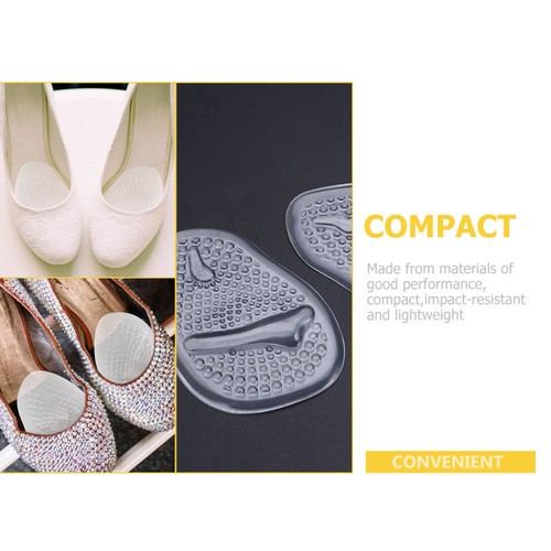 5 Pieces High Heel Insole Woman Miss Invisible Insoles Skin-friendly Foot Pads - Afbeelding 9 van 12