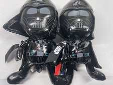 Lot of 2 - 2010 Star Wars Darth Vader Galerie Plush Shiny 9  Plush One with Tags