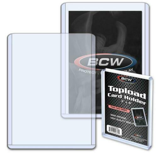 5 BCW 3x4 360pt 9mm Opening Topload Card Holder Super Thick New Free Shipping - Picture 1 of 1
