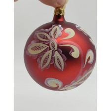 4.5" Hand Painted Ornament Made in Italy