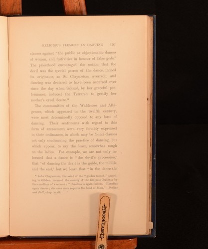 1899 Dancing in All Ages Edward Scott First Edition Illustrated - Picture 7 of 8