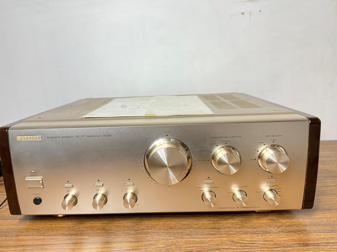 SANSUI山水 AU-07 Anniversary プリメインアンプ Sansui AU-07 Anniversary Model Integrated Amplifier | eBay