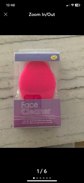 Face Wash Brush,Improving the Efficacy of Creams,Anti-aging,Facial- LIGHT RED-image