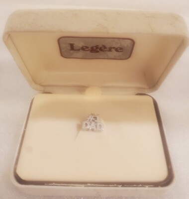 Legere Tie Tack, #1 DAD. Silver Tone. The Perfect Gift for Dad.
