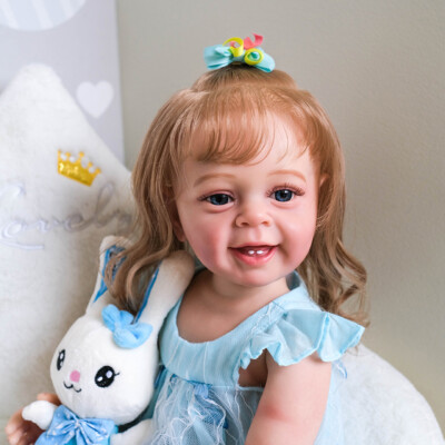 55CM Full Body Vinyl Reborn Dolls Toddler Yannik Lifelike Handmade Gift Washable