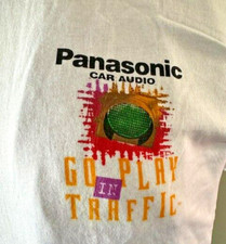 Vintage Panasonic Car Audio "Go Play in Traffic 1990’s T-Shirt XL NEW