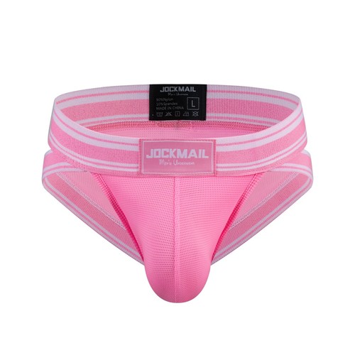 Jockmail Para hombres Malla Calzoncillos Tanga Ropa Interior Sexy Bolsa Bikini Calzoncillos Bragas - Imagen 17 de 25