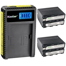 Kastar Battery USB LCD Charger for NP-F570 CN-126 CN-160 CN-216 LED Video Light
