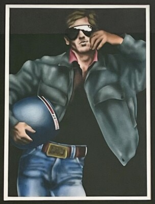 Tom Of Finland Style Beefcake BULGE Fine Art Graphic Print Pop