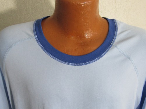 Fabletics Men's NWT Lt. Blue Training Day T Shirt Fits XL New! - Picture 4 of 15