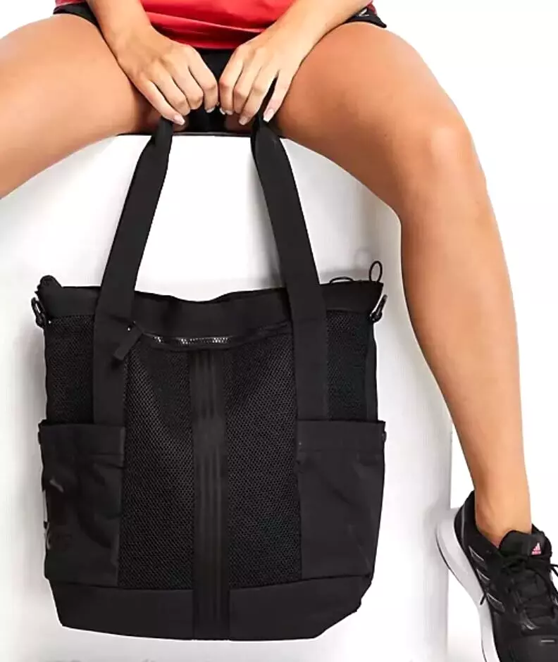 NEW WOMENS ADIDAS ORIGINALS ALL ME GYM TRAINING EVERYDAY TOTE BAG EW4781 BLACK
