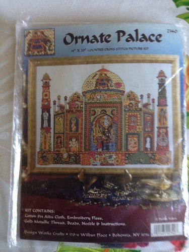 Ornate Palace counted cross stitch kit Design Works Crafts sealed Parker Fulton - Picture 2 of 3