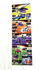 GI Joe 1987 Cobra Enemy Brochure Pamphlet Folded