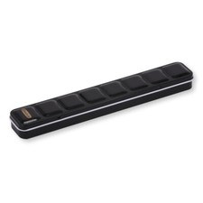 Schmincke schmaler Leerkasten für 12 halbe oder 6 ganze Näpfchen, schwarz