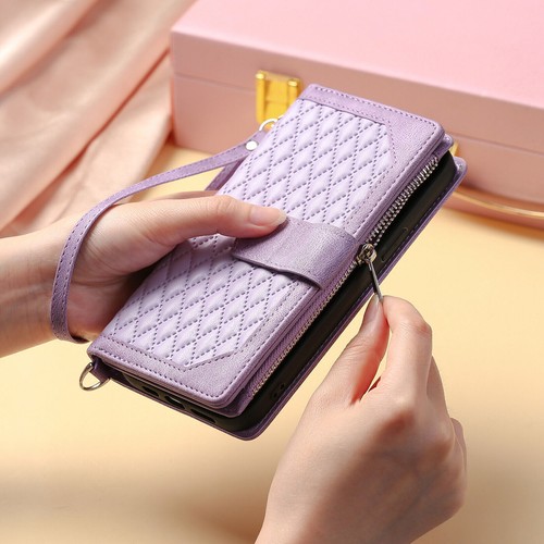 Funda de cuero con correa para el hombro tipo billetera abatible para iPhone 14 15 13 12 11 Pro Max XR 7 8 - Imagen 31 de 78