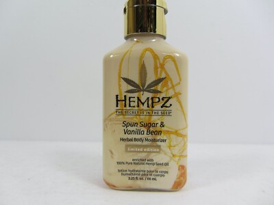 HEMPZ SPUN SUGAR & VANILLA BEAN HERBAL DAILY MOISTURIZER LOTION 2.25 oz