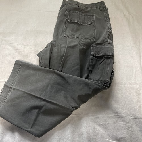 Basic Editions Cargo Pants Mens Size 48x29 Relaxed Olive green eBay