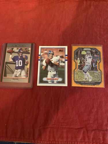 Lot If 3 NFL Quarterback Cards