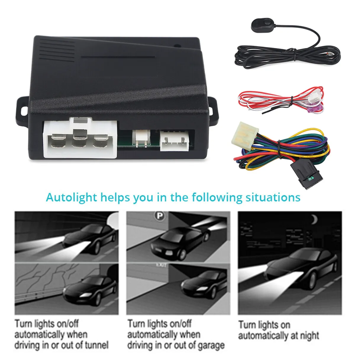 mosaik berømmelse pad Universal 12V Car Auto Light Sensor System Automatically Control Lights ON  &amp; OFF | eBay