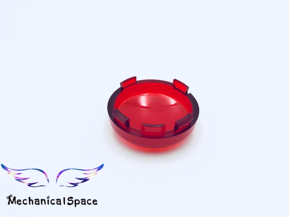 Lente roja cubierta de luz de señal de giro 4 piezas para Harley Davidson Dyna Sportster Foto 4 de 4