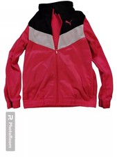 Girls Pink Zip Jacket Puma L 12-14